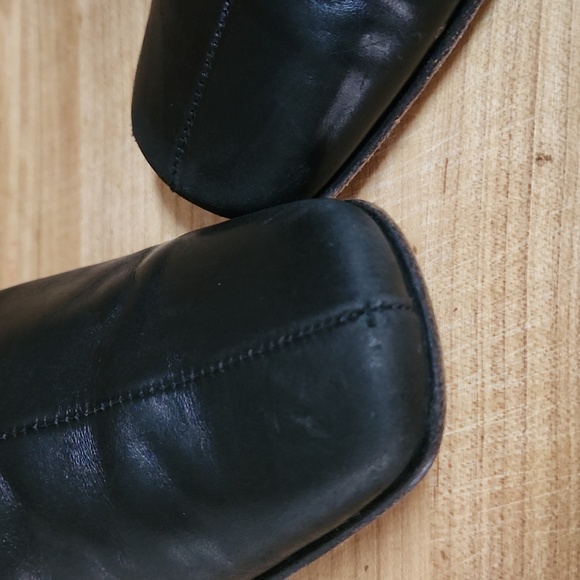 Salvatore Ferragamo Italian black leather Vintage used boots size 6.5 - Picture 11 of 16